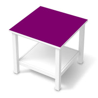 Möbel Klebefolie Flieder Dark - IKEA Hemnes Beistelltisch 55x55 cm - weiss