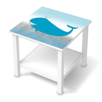 Möbel Klebefolie Herr Wal - IKEA Hemnes Beistelltisch 55x55 cm - weiss