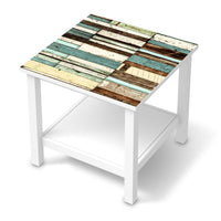 Möbel Klebefolie Schiffsbruch - IKEA Hemnes Beistelltisch 55x55 cm - weiss