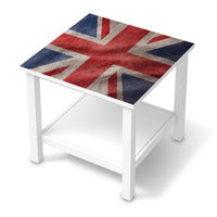Möbel Klebefolie Union Jack - IKEA Hemnes Beistelltisch 55x55 cm - weiss