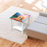 Möbel Klebefolie Blue Water Lagoon - IKEA Hemnes Beistelltisch 55x55 cm - Wohnzimmer