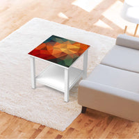 Möbel Klebefolie Polygon - IKEA Hemnes Beistelltisch 55x55 cm - Wohnzimmer