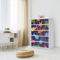 Möbel Klebefolie Underwater Life - IKEA Malm Kommode 6 Schubladen (hoch) - Schlafzimmer