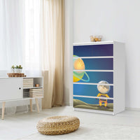 Möbel Klebefolie Young Explorer - IKEA Malm Kommode 6 Schubladen (hoch) - Schlafzimmer