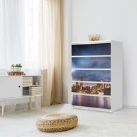 Möbel Klebefolie Brooklyn Bridge - IKEA Malm Kommode 6 Schubladen (hoch) - Schlafzimmer