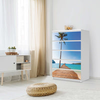Möbel Klebefolie Caribbean - IKEA Malm Kommode 6 Schubladen (hoch) - Schlafzimmer