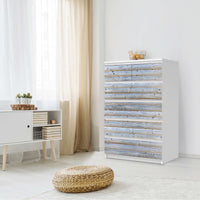 Möbel Klebefolie Greyhound - IKEA Malm Kommode 6 Schubladen (hoch) - Schlafzimmer
