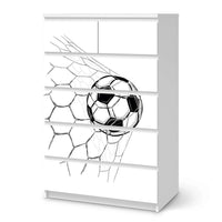 Möbel Klebefolie Eingenetzt - IKEA Malm Kommode 6 Schubladen (hoch) - weiss