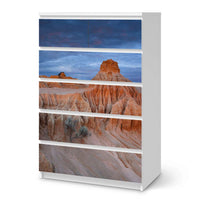 Möbel Klebefolie Outback Australia - IKEA Malm Kommode 6 Schubladen (hoch) - weiss