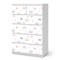 Möbel Klebefolie Sweet Dreams - IKEA Malm Kommode 6 Schubladen (hoch) - weiss