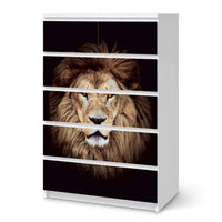 Möbel Klebefolie Wild Eyes - IKEA Malm Kommode 6 Schubladen (hoch) - weiss