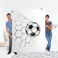 Möbel Klebefolie Eingenetzt - IKEA Pax Schrank 201 cm Höhe - Schiebetür 75 cm - Folie