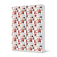 Möbel Klebefolie Firefighter - IKEA Pax Schrank 201 cm Höhe - Schiebetür 75 cm - weiss