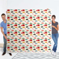 Möbel Klebefolie Cars - IKEA Pax Schrank 201 cm Höhe - Schiebetür - Folie