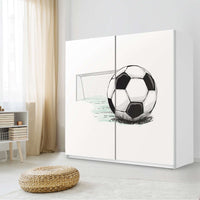Möbel Klebefolie Freistoss - IKEA Pax Schrank 201 cm Höhe - Schiebetür - Kinderzimmer