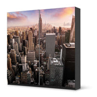 Möbel Klebefolie Big Apple - IKEA Pax Schrank 201 cm Höhe - Schiebetür - schwarz