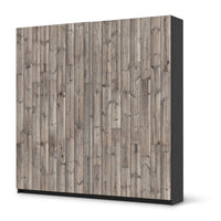 Möbel Klebefolie Dark washed - IKEA Pax Schrank 201 cm Höhe - Schiebetür - schwarz
