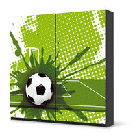 Möbel Klebefolie Goal - IKEA Pax Schrank 201 cm Höhe - Schiebetür - schwarz