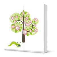 Möbel Klebefolie Blooming Tree - IKEA Pax Schrank 201 cm Höhe - Schiebetür - weiss