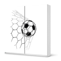 Möbel Klebefolie Eingenetzt - IKEA Pax Schrank 201 cm Höhe - Schiebetür - weiss
