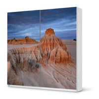 Möbel Klebefolie Outback Australia - IKEA Pax Schrank 201 cm Höhe - Schiebetür - weiss