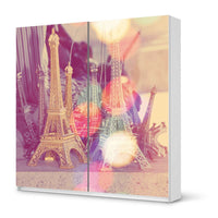 Möbel Klebefolie Paris - IKEA Pax Schrank 201 cm Höhe - Schiebetür - weiss