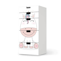 Möbel Klebefolie Baby Unicorn - IKEA Stuva Kommode - 5 Schubladen - weiss