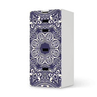 Möbel Klebefolie Blue Mandala - IKEA Stuva Kommode - 5 Schubladen - weiss