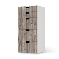 Möbel Klebefolie Dark washed - IKEA Stuva Kommode - 5 Schubladen - weiss