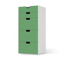 Möbel Klebefolie Grün Light - IKEA Stuva Kommode - 5 Schubladen - weiss