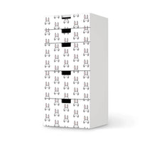 Möbel Klebefolie Hoppel - IKEA Stuva Kommode - 5 Schubladen - weiss