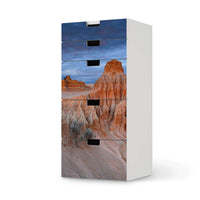 Möbel Klebefolie Outback Australia - IKEA Stuva Kommode - 5 Schubladen - weiss