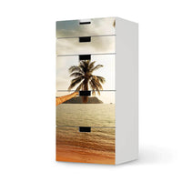 Möbel Klebefolie Paradise - IKEA Stuva Kommode - 5 Schubladen - weiss