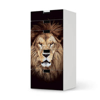 Möbel Klebefolie Wild Eyes - IKEA Stuva Kommode - 5 Schubladen - weiss