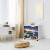 Möbelfolie Seaside - IKEA Alex Rollcontainer 6 Schubladen - Wohnzimmer