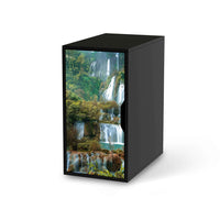 Möbelfolie Rainforest - IKEA Alex Schrank - schwarz