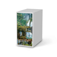 Möbelfolie Rainforest - IKEA Alex Schrank - weiss