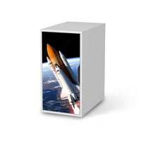 Möbelfolie Space Traveller - IKEA Alex Schrank - weiss