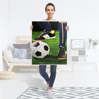 Möbelfolie Fussballstar - IKEA Billy Regal 3 Fächer - Folie