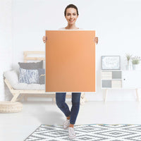 Möbelfolie Orange Light - IKEA Billy Regal 3 Fächer - Folie
