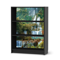 Möbelfolie Rainforest - IKEA Billy Regal 3 Fächer - schwarz