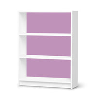 Möbelfolie Flieder Light - IKEA Billy Regal 3 Fächer - weiss