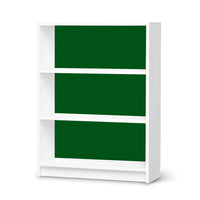 Möbelfolie Grün Dark - IKEA Billy Regal 3 Fächer - weiss