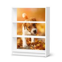 Möbelfolie Jack the Puppy - IKEA Billy Regal 3 Fächer - weiss