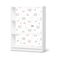 Möbelfolie Sweet Dreams - IKEA Billy Regal 3 Fächer - weiss