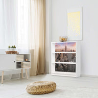 Möbelfolie Big Apple - IKEA Billy Regal 3 Fächer - Wohnzimmer