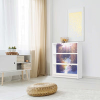 Möbelfolie Lichtflut - IKEA Billy Regal 3 Fächer - Wohnzimmer