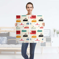 Möbelfolie Cars - IKEA Expedit Regal 4 Türen - Folie