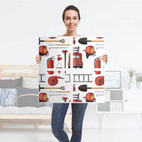 Möbelfolie Firefighter - IKEA Expedit Regal 4 Türen - Folie