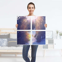 Möbelfolie Lichtflut - IKEA Expedit Regal 4 Türen - Folie